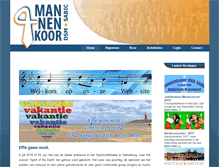 Tablet Screenshot of mannenkoor-dsm-sabic.nl